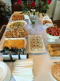 Breakfast Catering Menu for a Bridal Shower